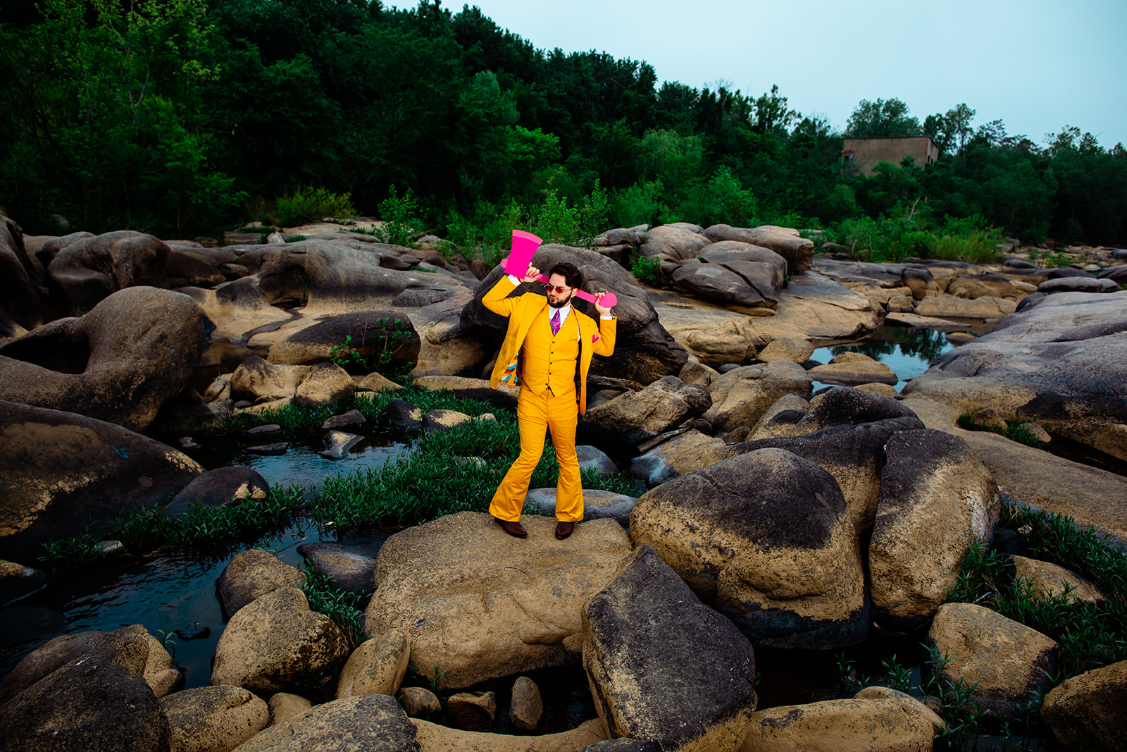 Dry Rocks Shoot  1 With The Pink Axe - Jada and David Parrish