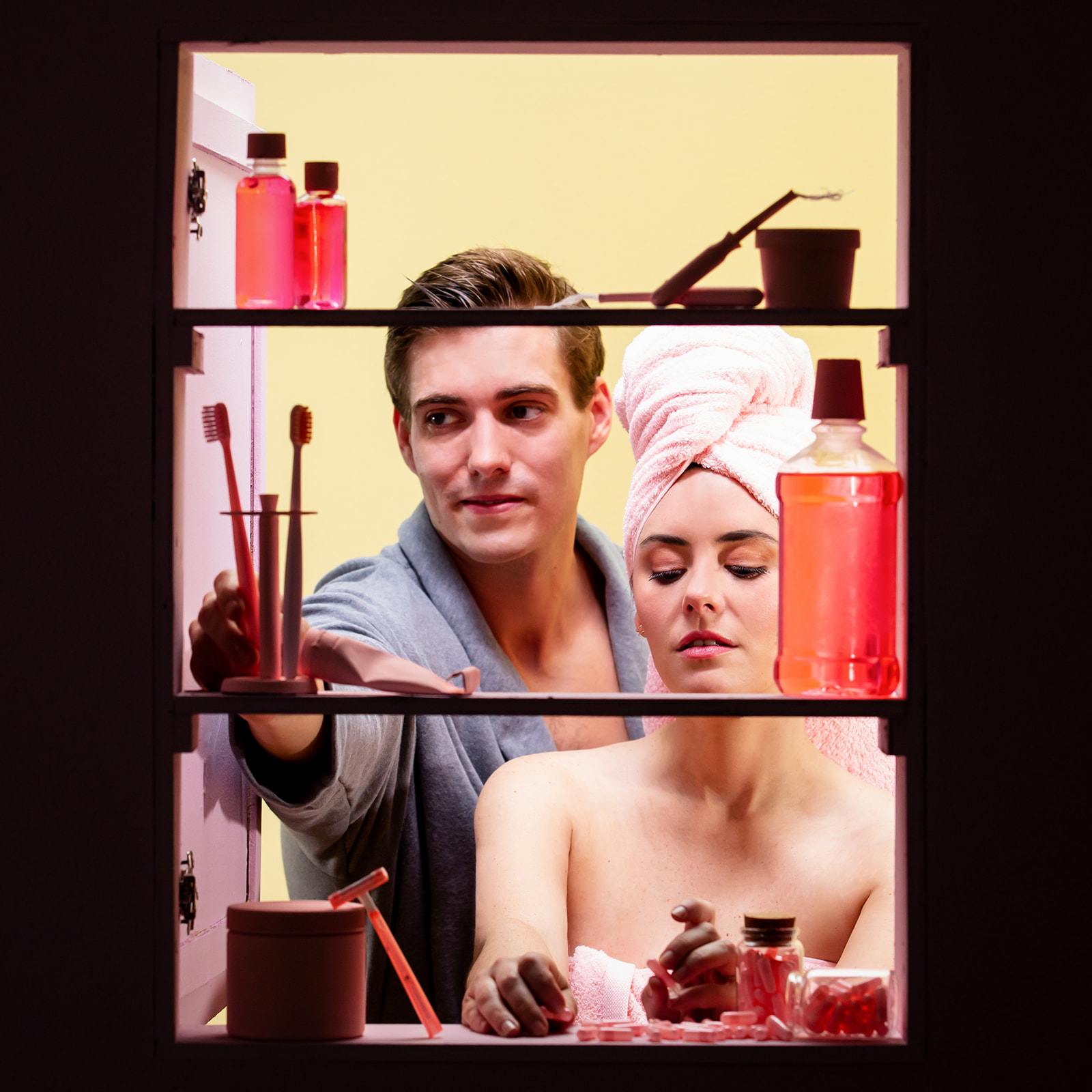 Marital Discord  A Bathroom Scene Conceptual Photo Shoot  - Jada and David Parrish