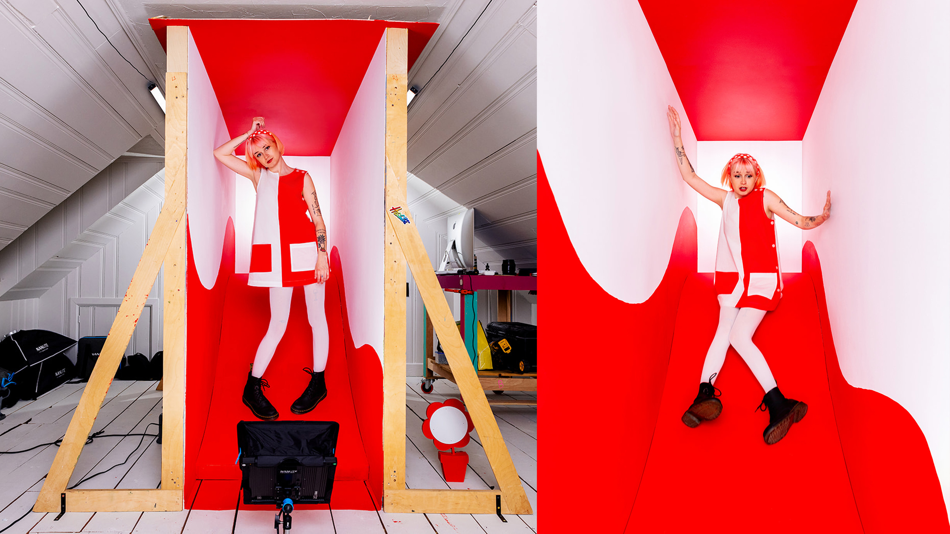 AtticSeriesSet3BuildingaSlidePhotoSetinOurAttic