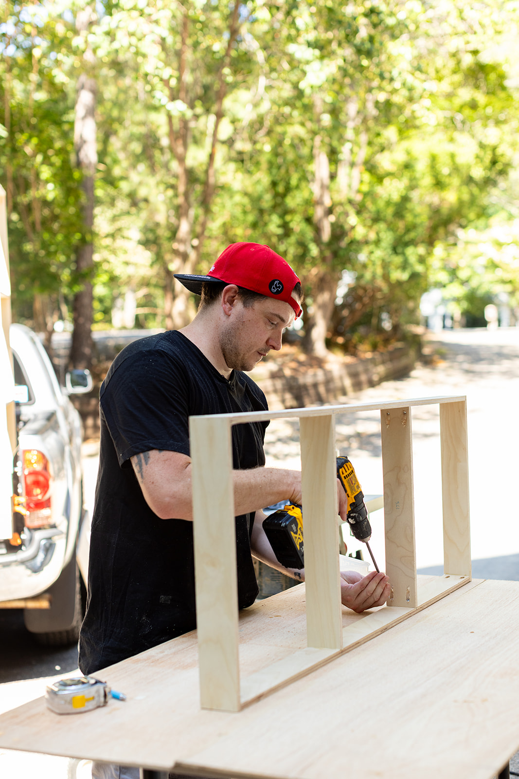 Day 2 of the Truck Bed Photo Set Build - Jada And David Parrish