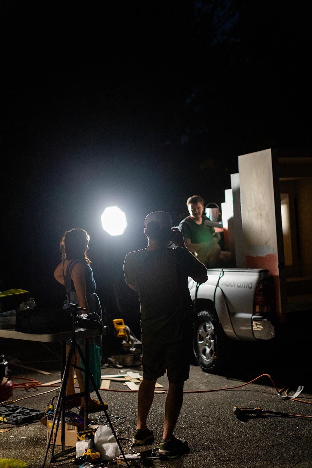 Days 8 and 9 of The Truck Bed Photo Set Build - Jada And David Parrish