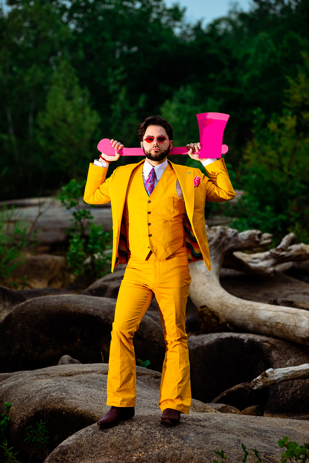 Dry Rocks Shoot #1 With The Pink Axe - Jada And David Parrish
