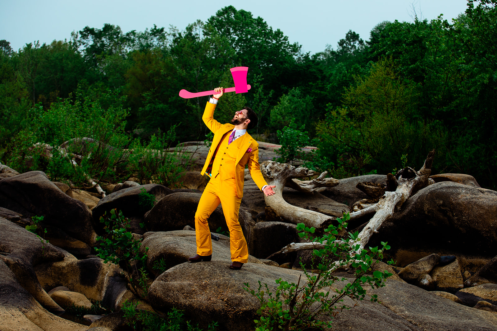 Dry Rocks Shoot #1 With The Pink Axe - Jada And David Parrish