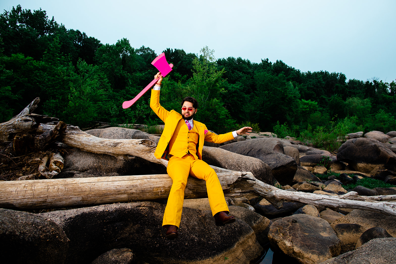 Dry Rocks Shoot #1 With The Pink Axe - Jada And David Parrish