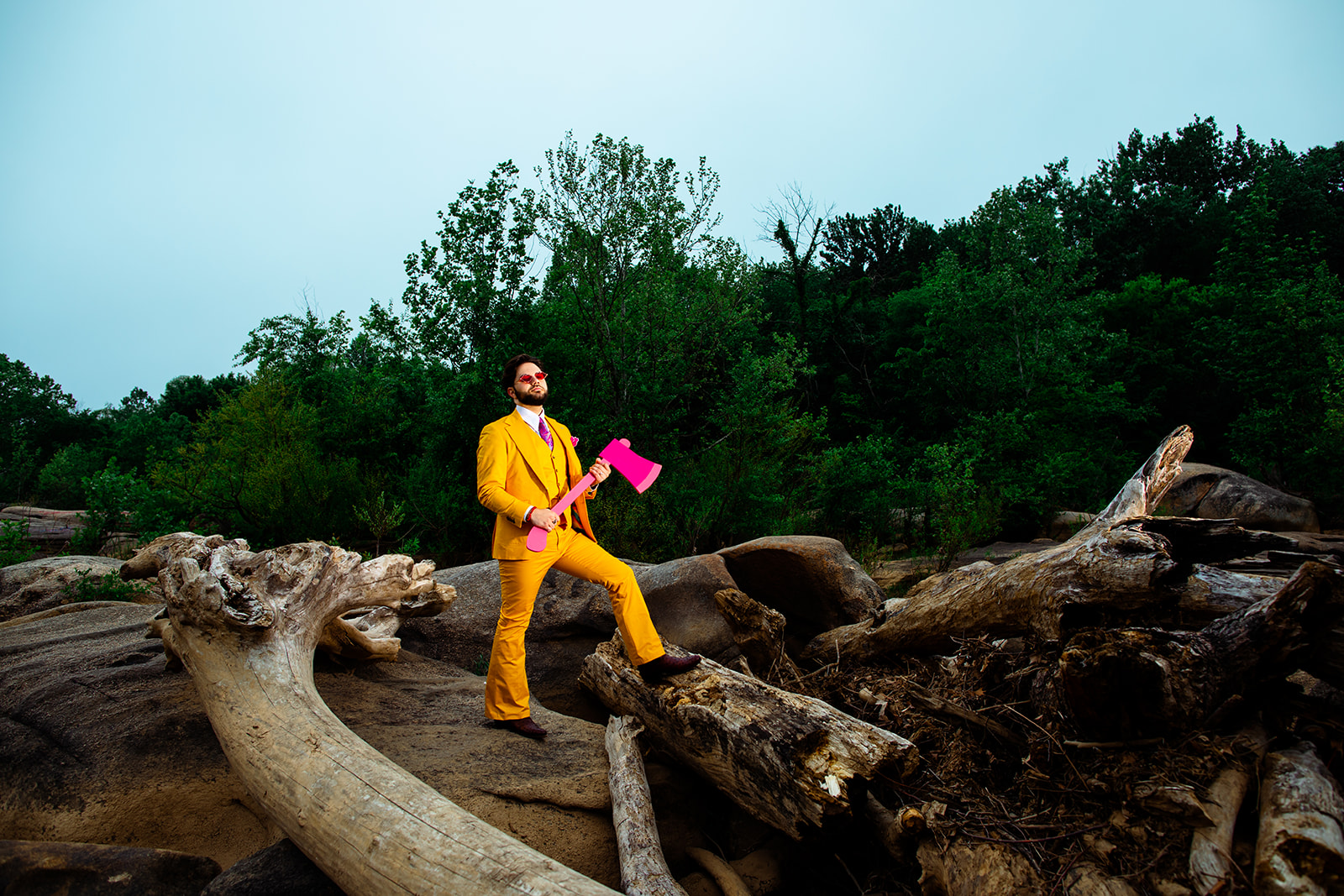 Dry Rocks Shoot #1 With The Pink Axe - Jada And David Parrish