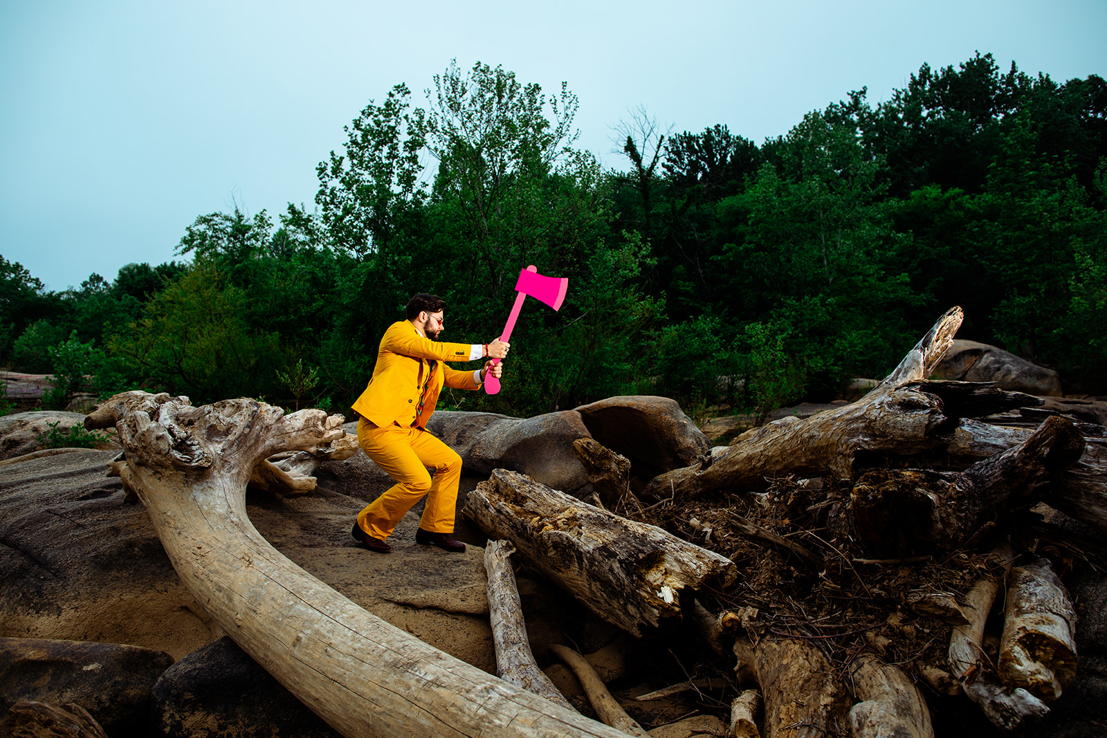 Dry Rocks Shoot #1 With The Pink Axe - Jada And David Parrish