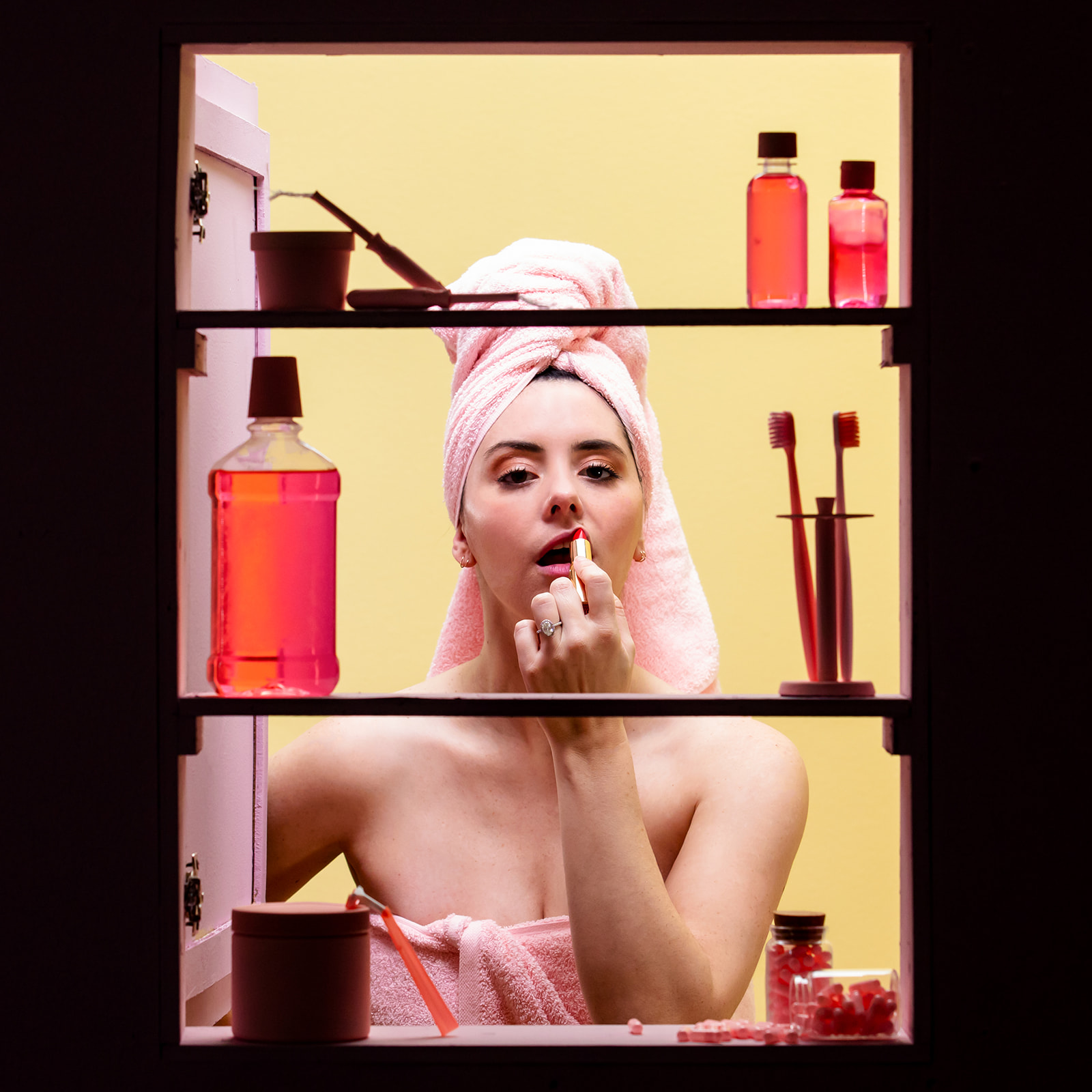 Marital Discord: A Bathroom Scene Conceptual Photo Shoot  - Jada And David Parrish