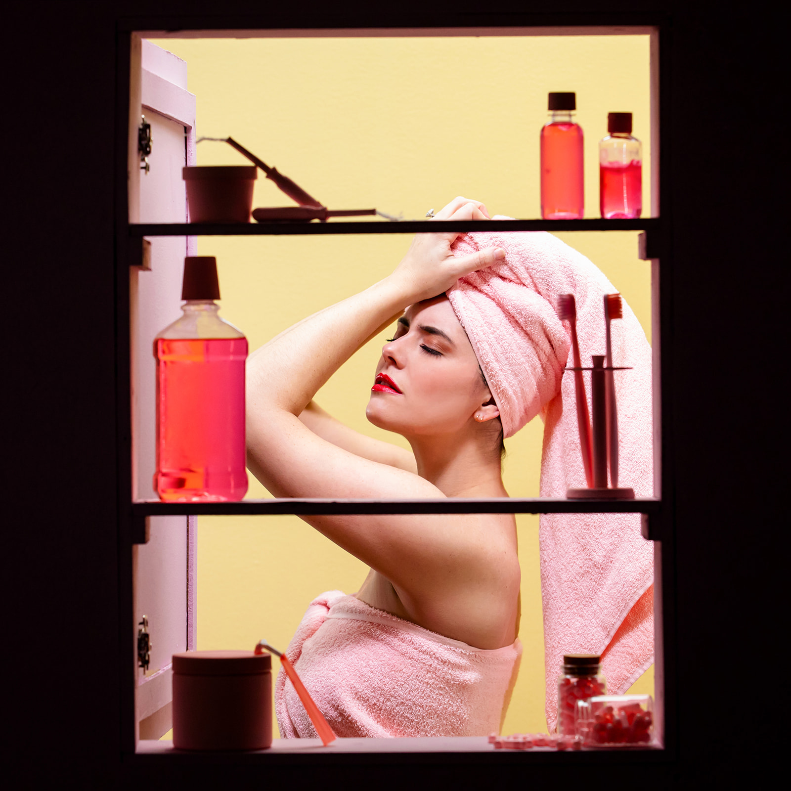 Marital Discord: A Bathroom Scene Conceptual Photo Shoot  - Jada And David Parrish
