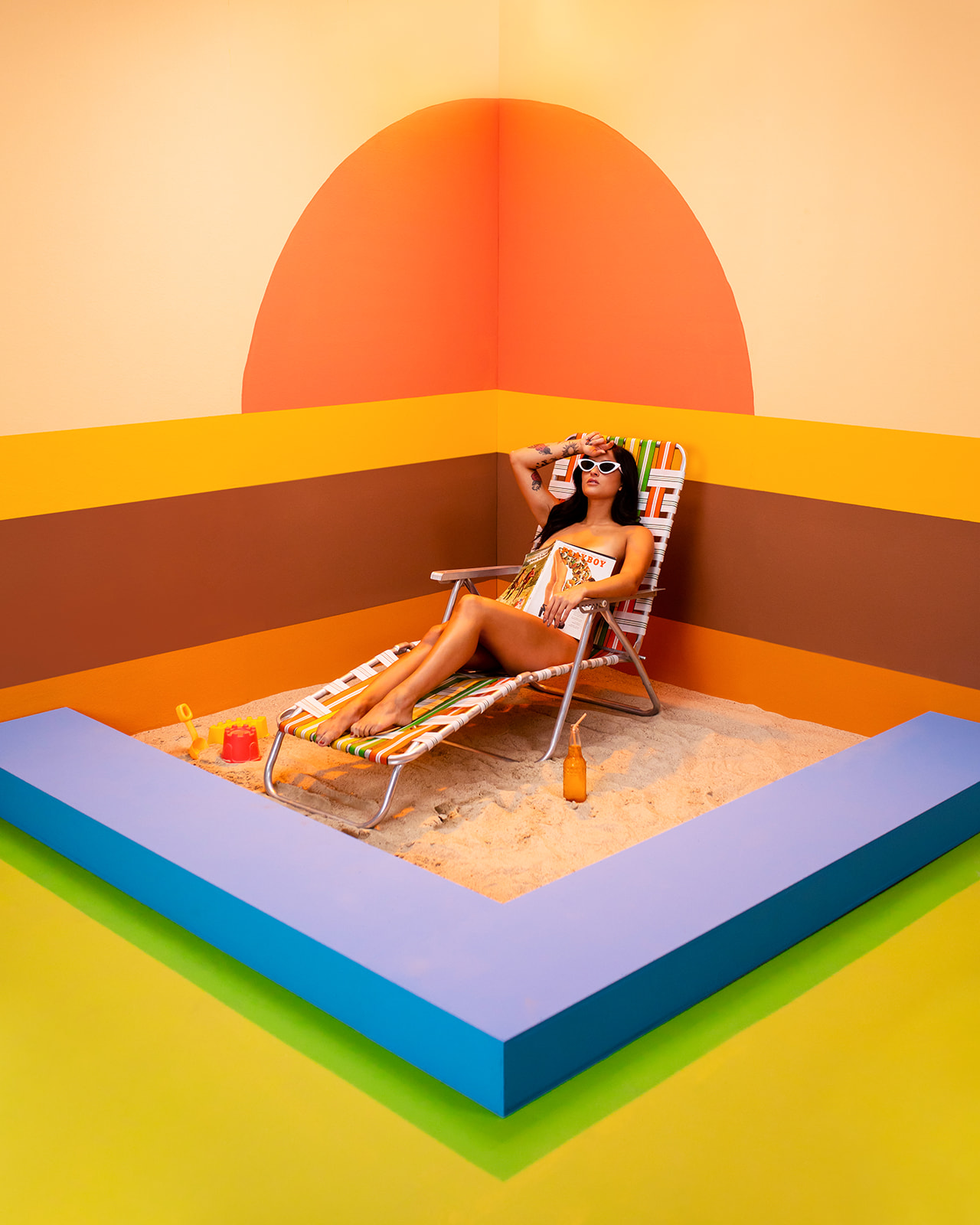 When the Beach Comes to the Studio: A Surreal Sandbox Set - Jada And David Parrish