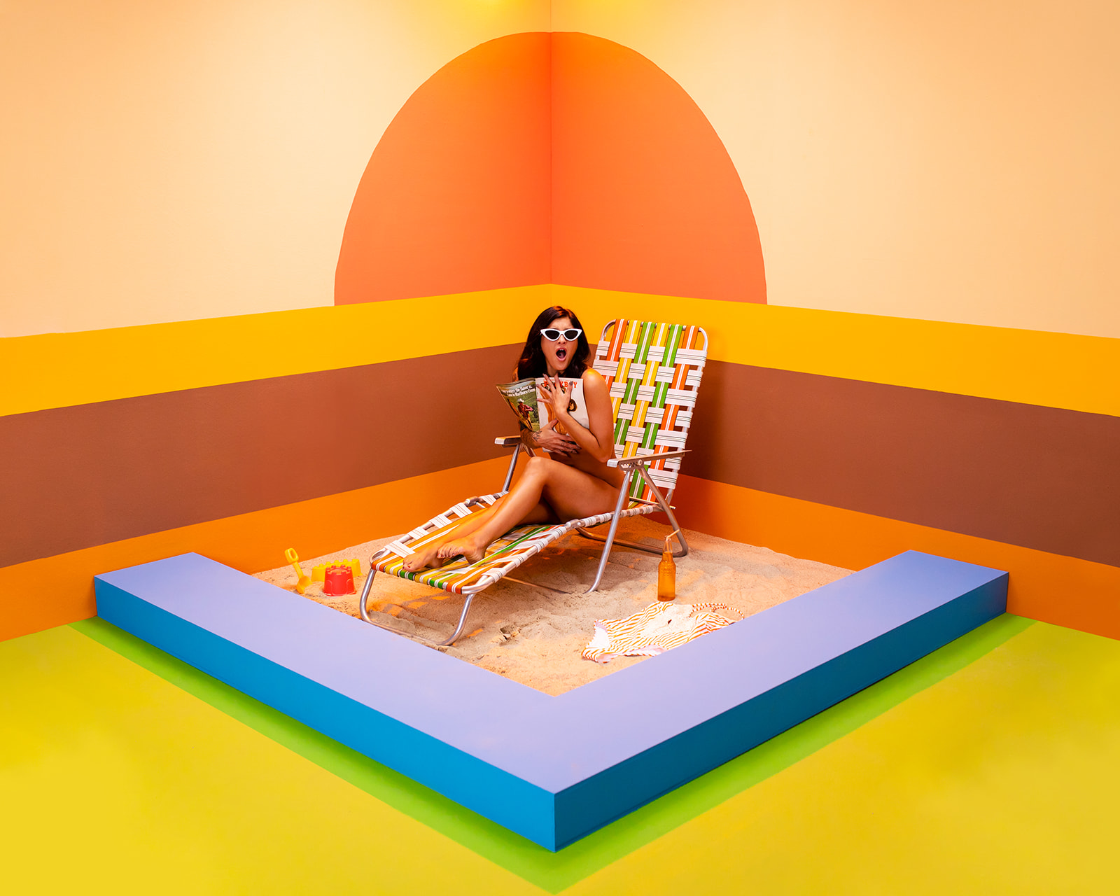 When the Beach Comes to the Studio: A Surreal Sandbox Set - Jada And David Parrish