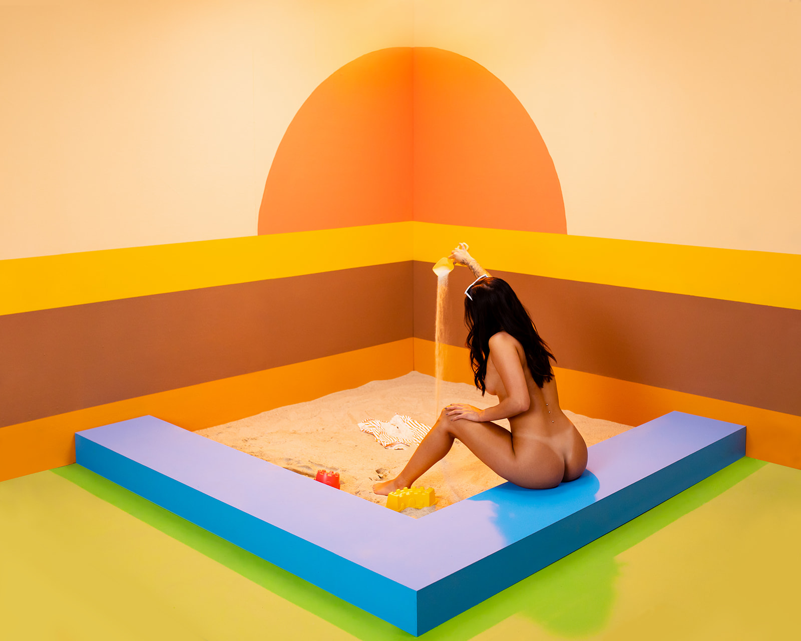 When the Beach Comes to the Studio: A Surreal Sandbox Set - Jada And David Parrish