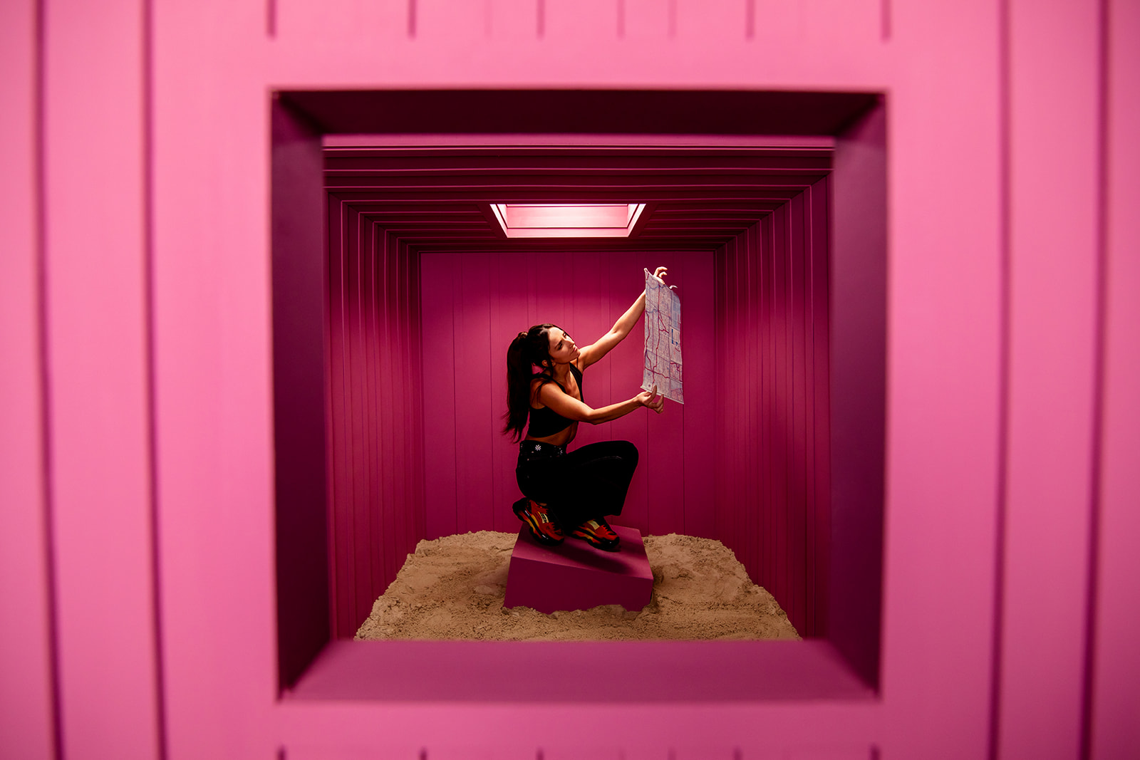 Fallen Pixel In Desert - Jada And David Parrish