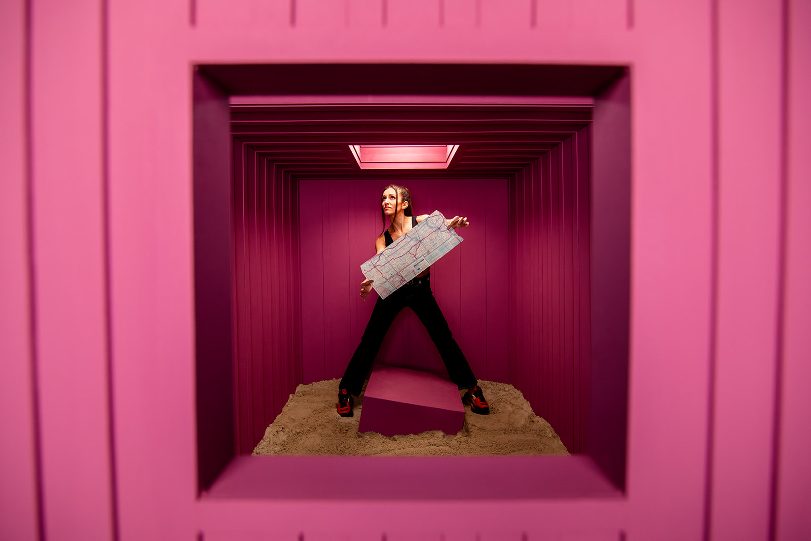 Fallen Pixel In Desert - Jada And David Parrish