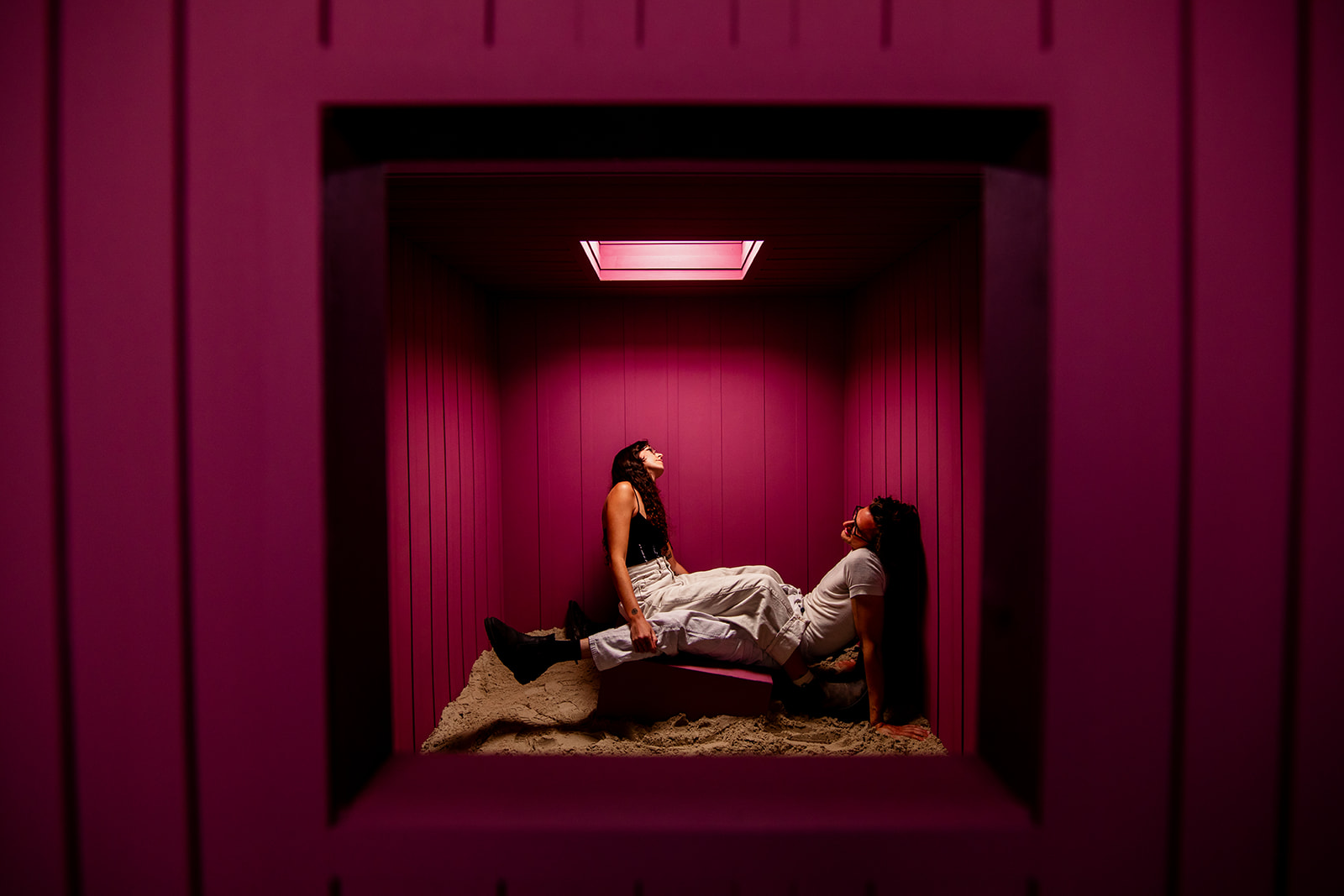 Fallen Pixel In Desert - Jada And David Parrish