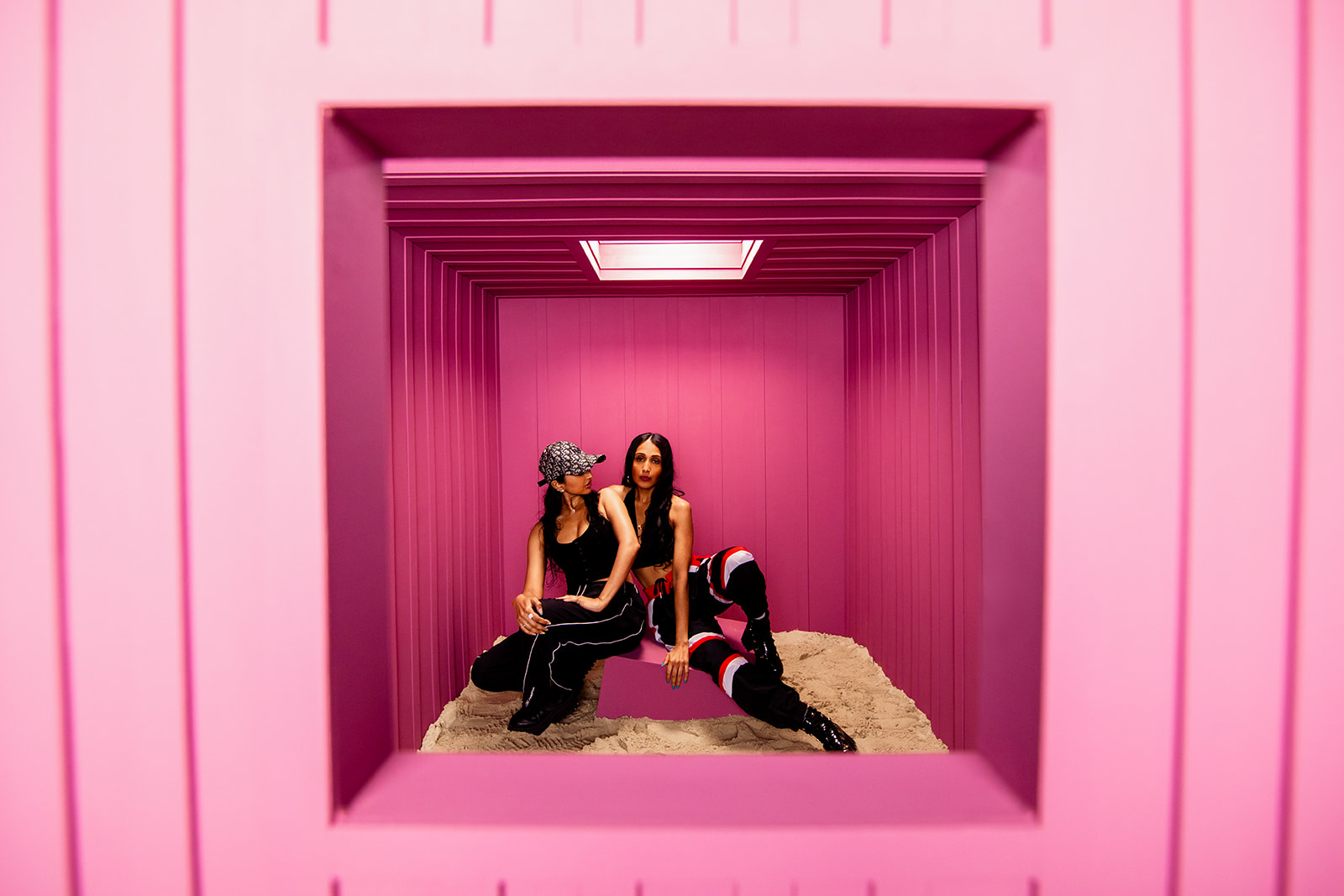 Fallen Pixel In Desert - Jada And David Parrish