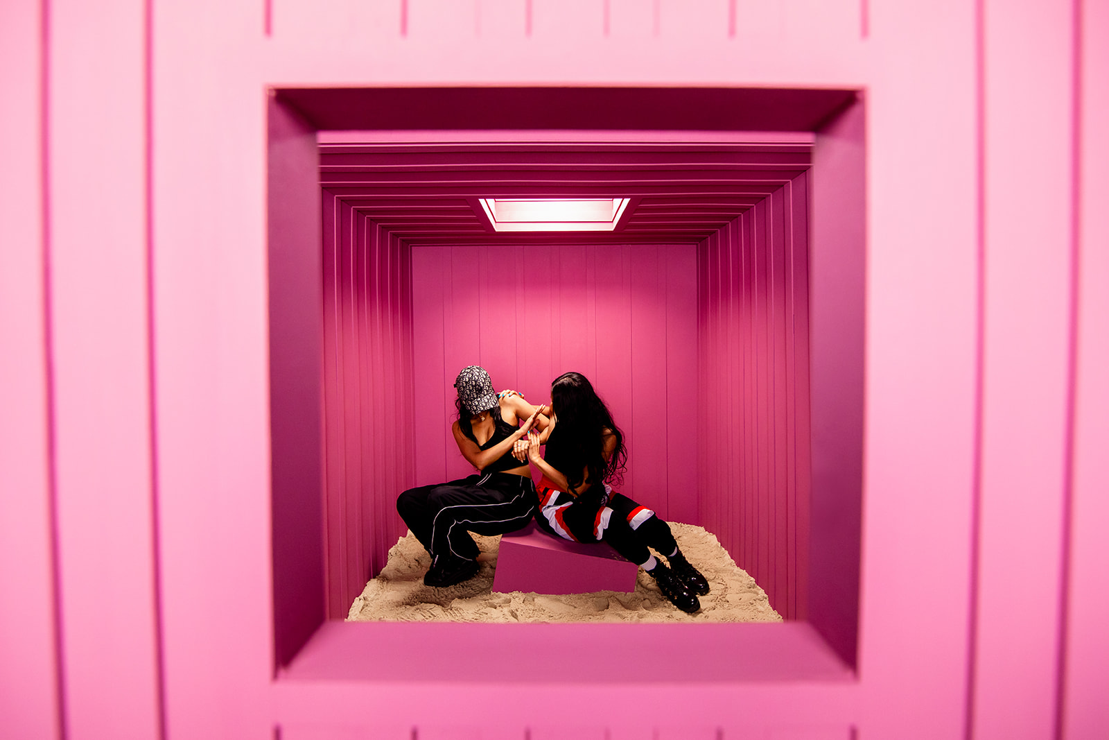 Fallen Pixel In Desert - Jada And David Parrish