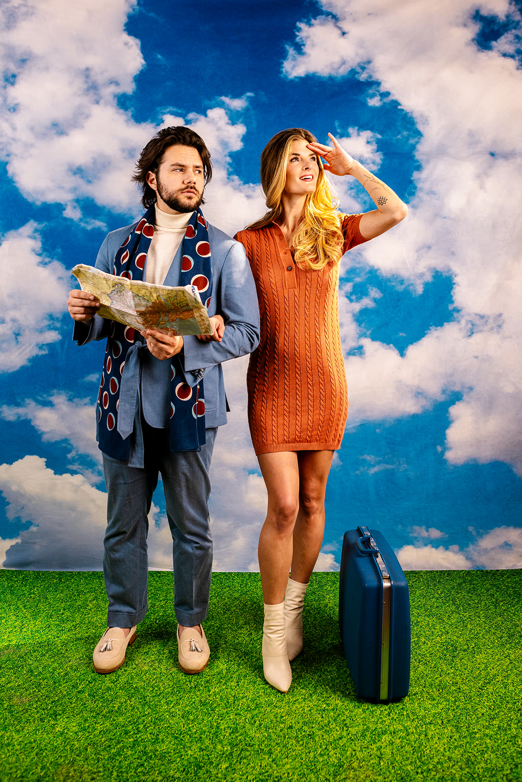 In The Clouds Fashion Editorial - Jada And David Parrish