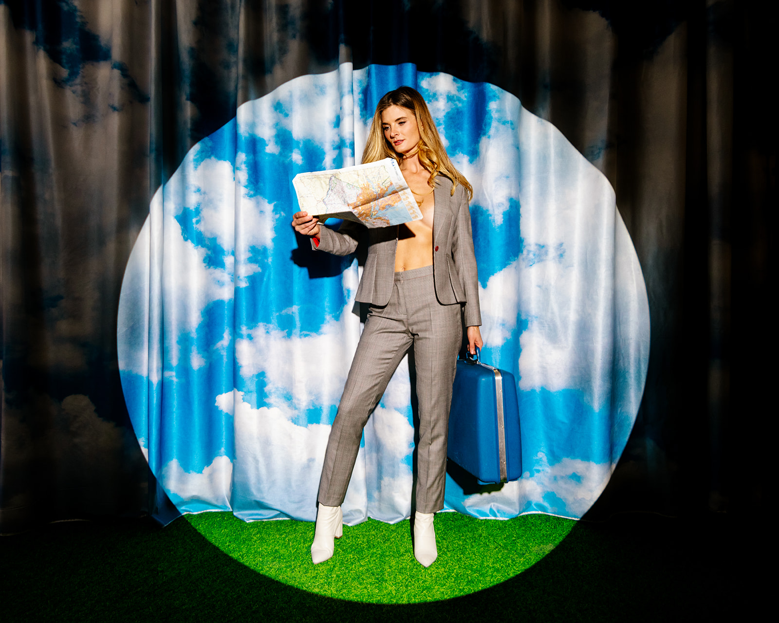 In The Clouds Fashion Editorial - Jada And David Parrish