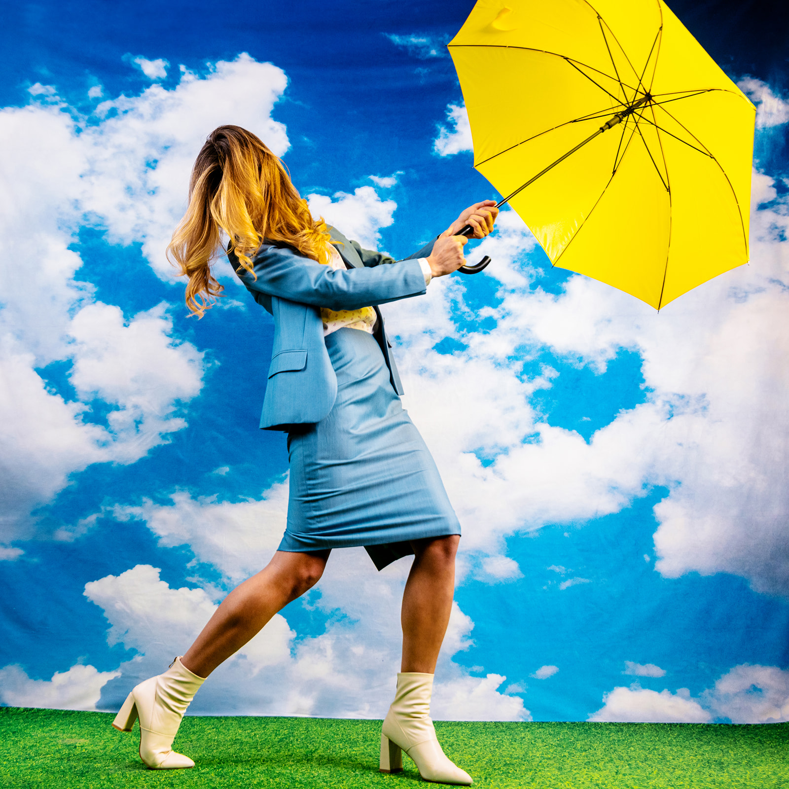 In The Clouds Fashion Editorial - Jada And David Parrish