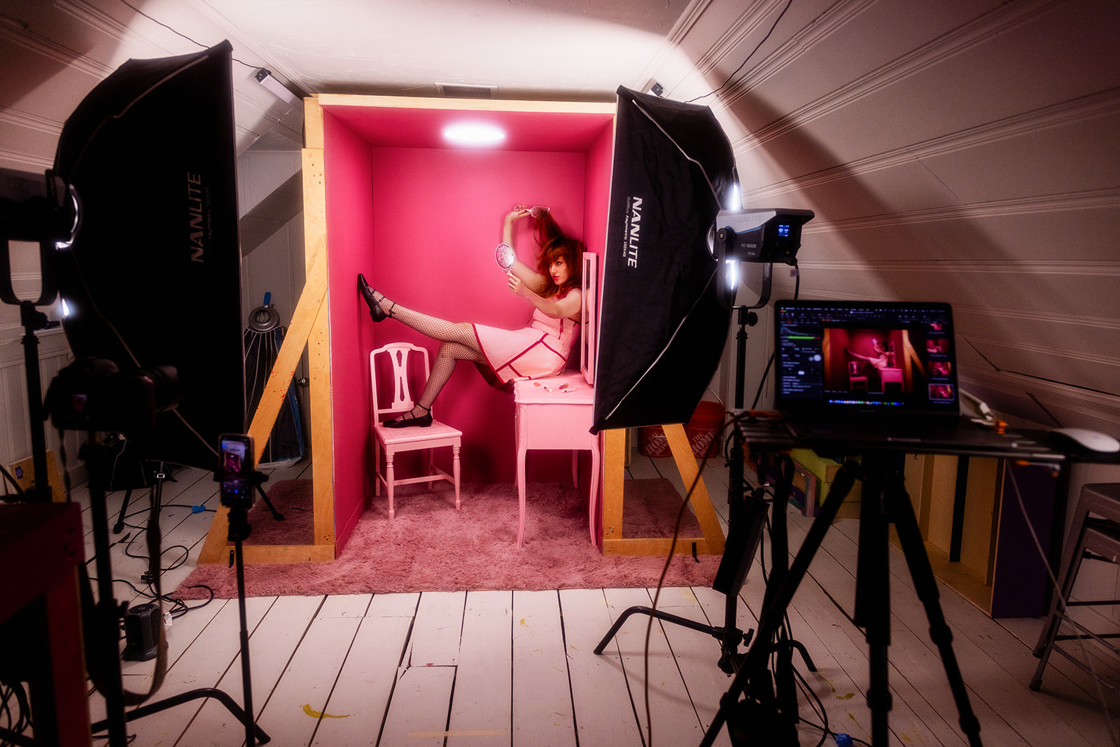 Attic Series Set 5 | Creating a DIY Thrifted Photo Set - Jada And David Parrish